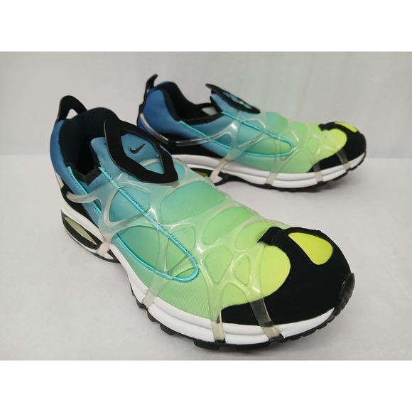 Nike Mens Air Kukini SE Training Shoes DV1902-100 White Black Lemon Venom Sz 9.5
